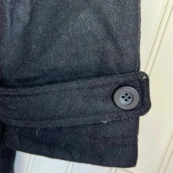 prAna Size XS Women's Wool Convertible Red Windowpane Caprise Jacket Coat New! - Picture 8 of 9